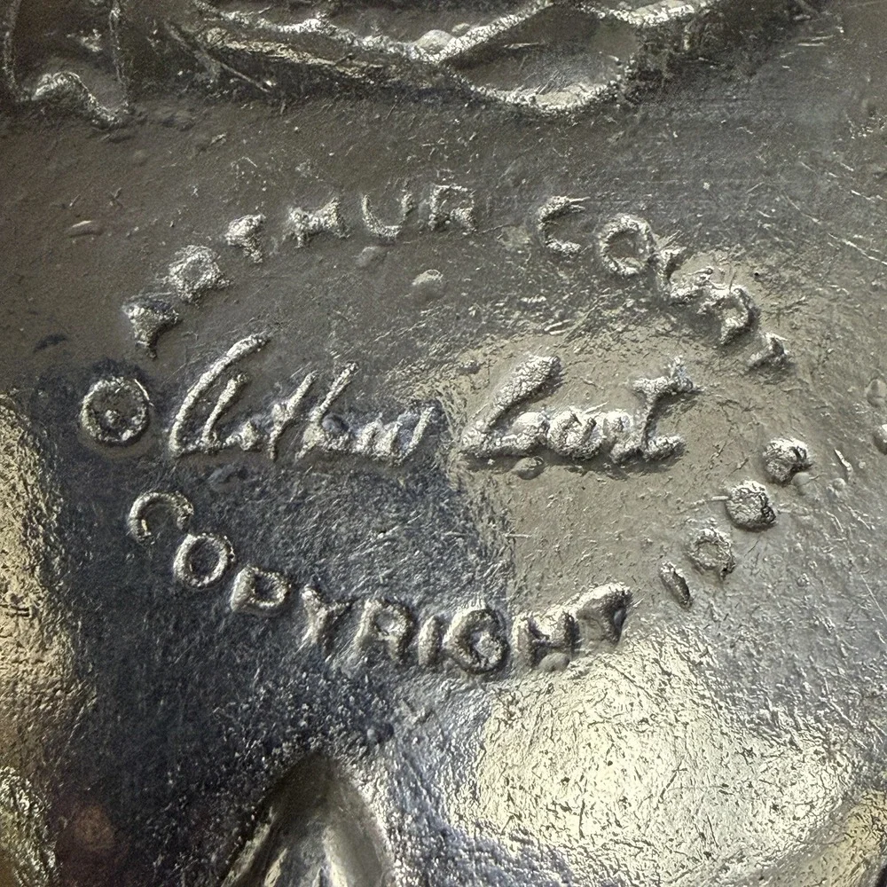 Vintage Arthur Court Bunny Rabbit Heart Bowl 5.25